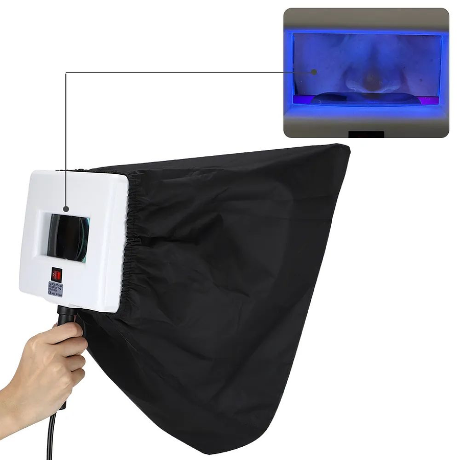 LAMPARA WOOD UV CON CUBIERTA FACIAL 3