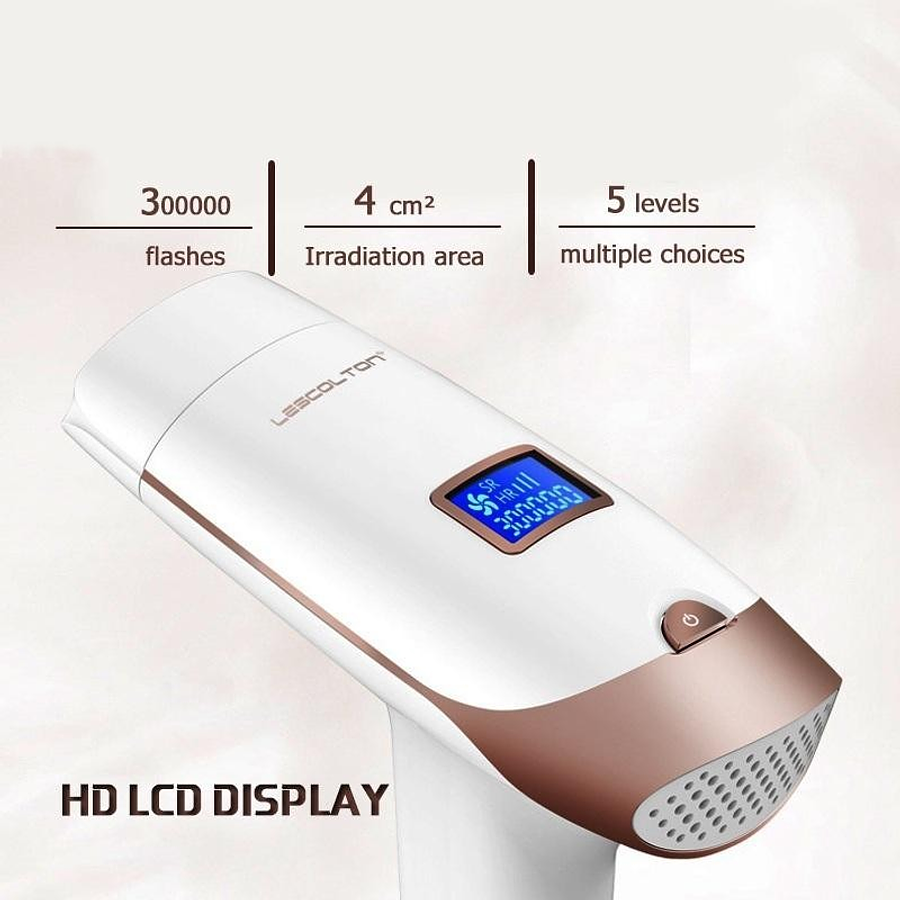 DEPILADORA LASER IPL T009 PORTATIL 300K FLASH - LESCOLTON 3