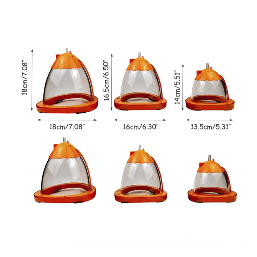 VACUUM CON INFRARROJO CON CROMOTERAPIA 06 COPAS NARANJAS 3