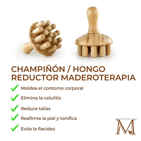 CHAMPIÑÓN FORMA SETA 1/2 01 UND. - MADERA