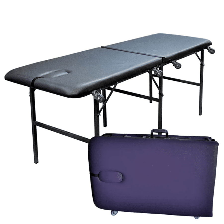 CAMILLA PORTÁTIL RECLINABLE TIPO MALETA RODABLE 2