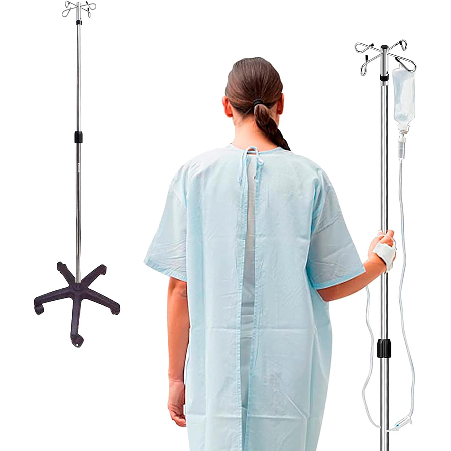 PORTA SUERO AJUSTABLE Y RODABLE NACIONAL 2