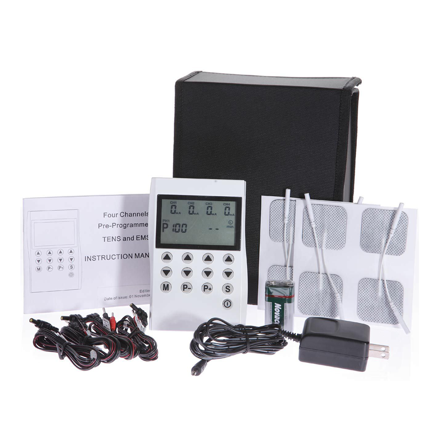 TENS/EMS ELECTROESTIMULADOR MULTISTIM 4 CH - 8 PARCHES 1