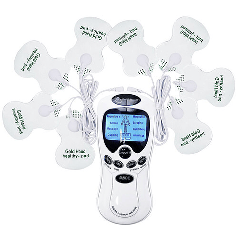 TENS ELECTROESTIMULADOR DE 8 PARCHES - BLUEIDEA