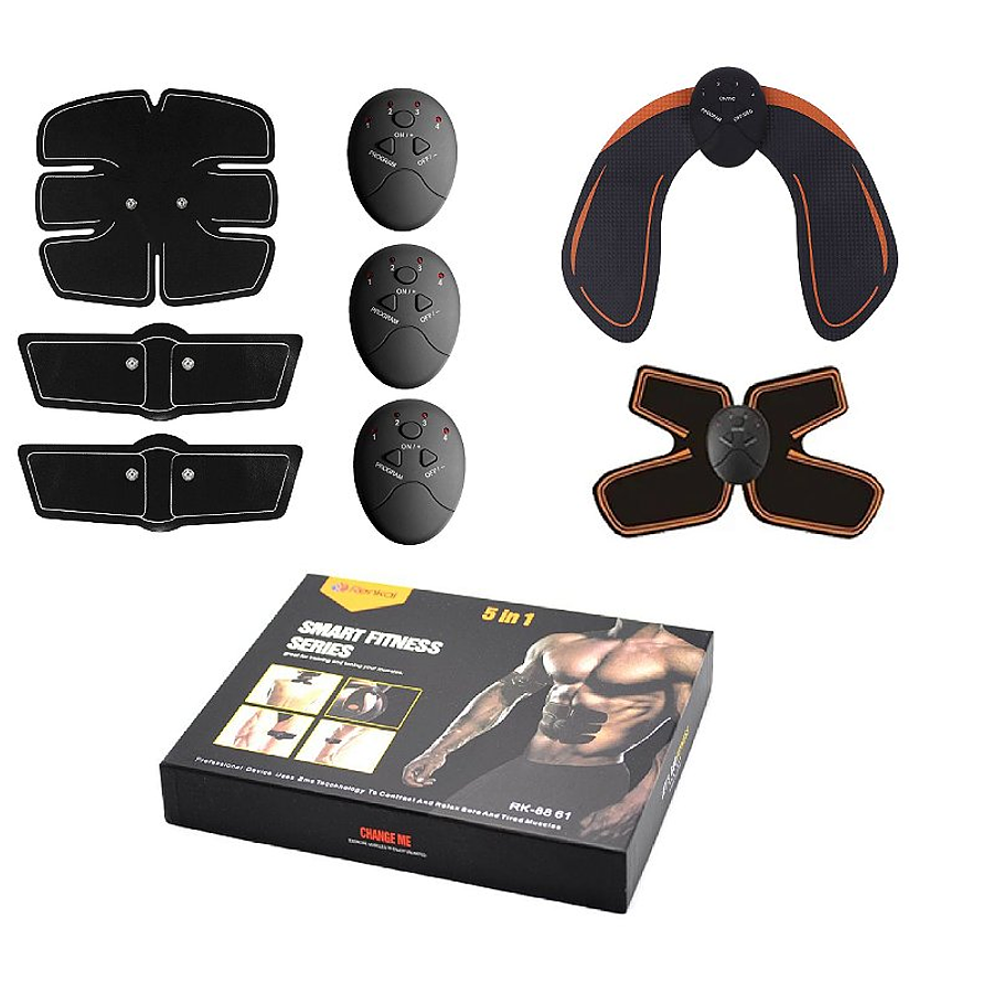 ELECTRO ESTIMULADOR MUSCULAR 5 EN 1 SMART FITNESS 2
