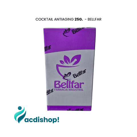 COCKTAIL ANTIAGING + GLUTATIÓN 01 UND. X 25G. - BELLFAR