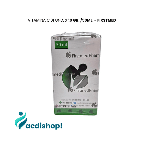 VITAMINA C 01 UND. X 10G. /50mL. - FIRSTMEDPHARMA