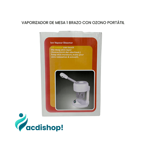 VAPORIZADOR DE MESA 1 BRAZO CON OZONO PORTÁTIL