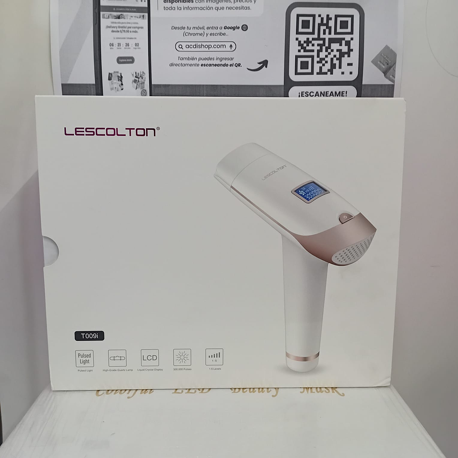 DEPILADORA LASER IPL T009 PORTATIL 300K FLASH - LESCOLTON 6