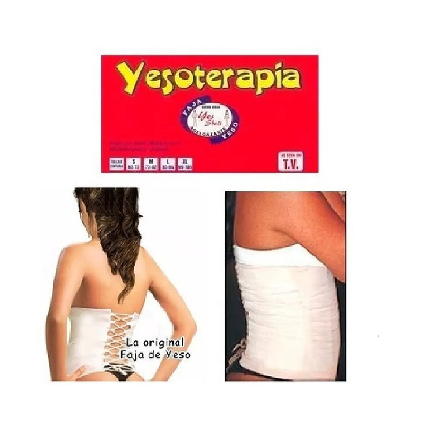 FAJA DE YESO REDUCTOR ADELGAZANTE SBEL 2