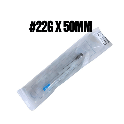 AGUJAS DE PUNTA ROMANA CÁNULA MICRO FINA DE PLÁSTICO X 01 UND.