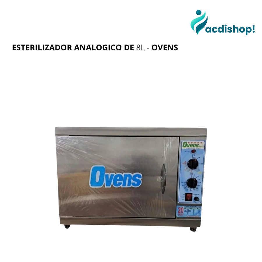 ESTERILIZADOR ANALOGICO DE 8L - OVENS 2