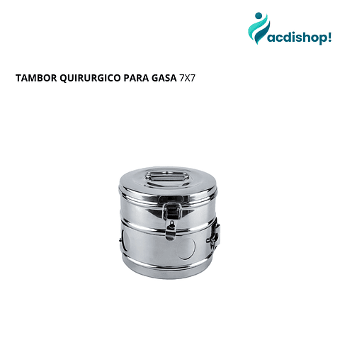TAMBOR QUIRURGICO PARA GASA 7X7