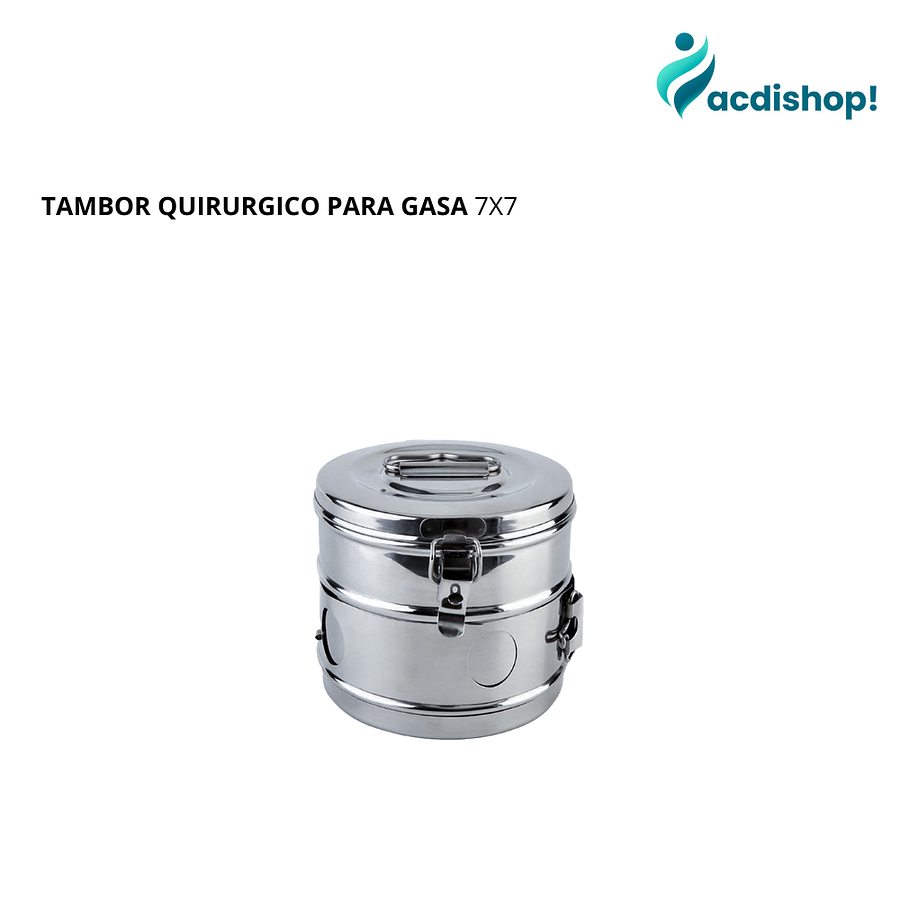 TAMBOR QUIRURGICO PARA GASA 7X7 1