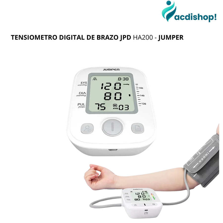 TENSIOMETRO DIGITAL DE BRAZO JPD HA200 - JUMPER 1