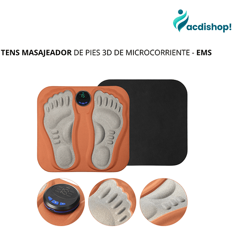 TENS MASAJEADOR DE PIES 3D DE MICROCORRIENTE - EMS