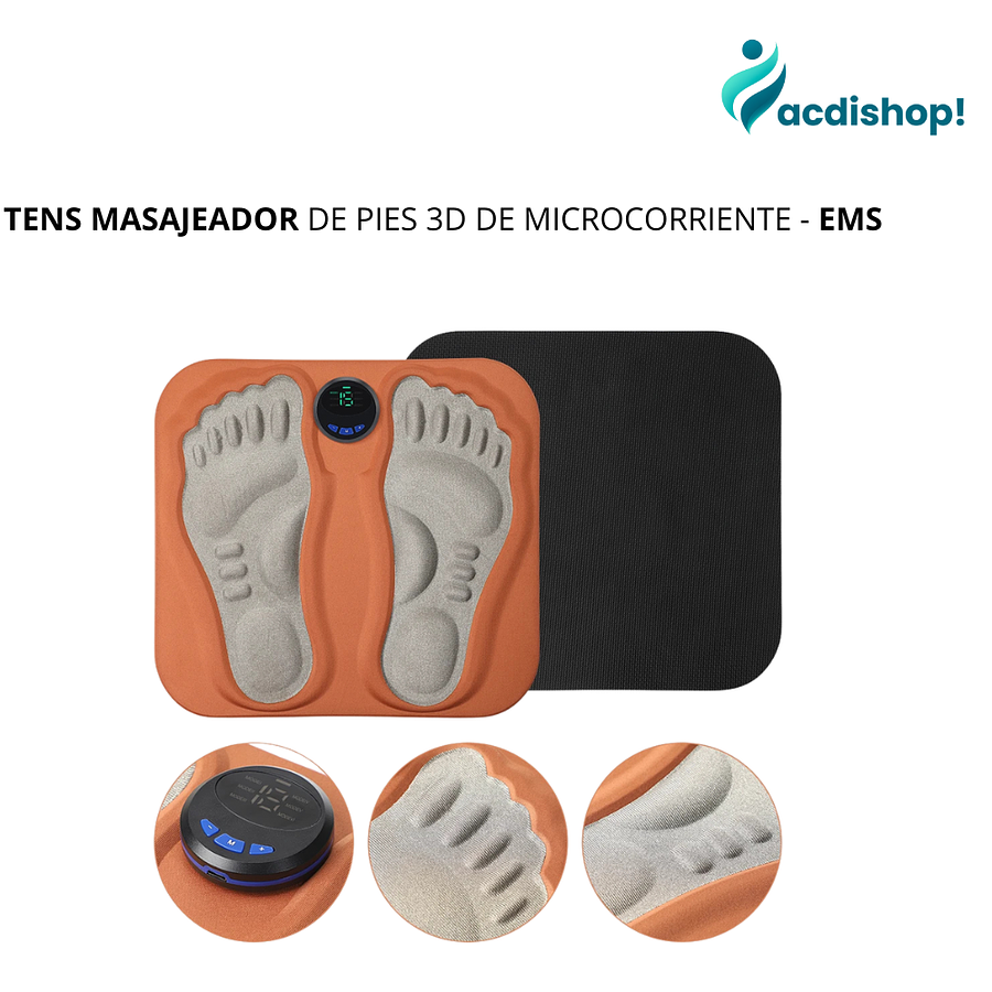 TENS MASAJEADOR DE PIES 3D DE MICROCORRIENTE - EMS 1