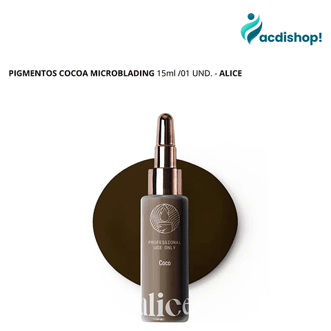 PIGMENTOS COCOA MICROBLADING 15ml /01 UND. - ALICE