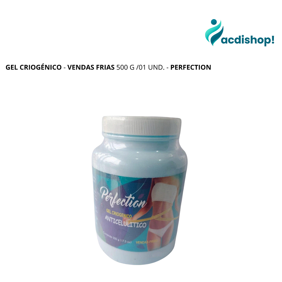GEL CRIOGÉNICO - VENDAS FRIAS 500 G /01 UND. - PERFECTION 1