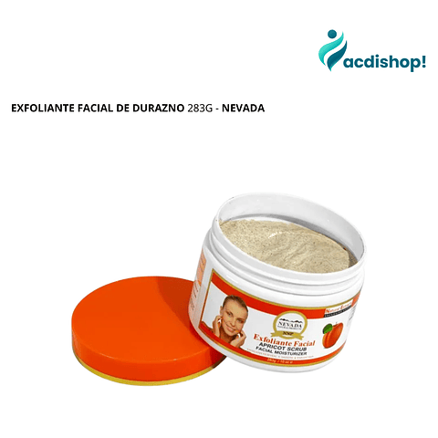 EXFOLIANTE FACIAL DE DURAZNO 283G - NEVADA