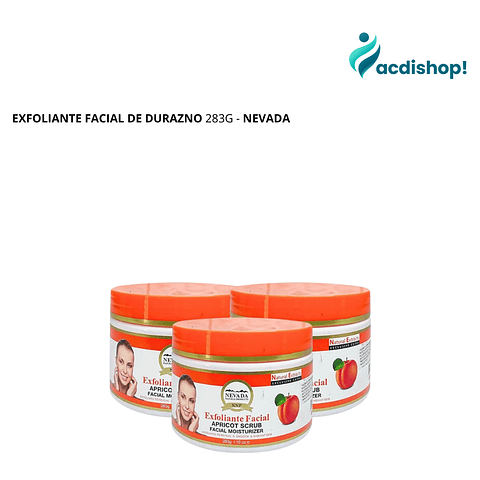 EXFOLIANTE FACIAL DE DURAZNO 283G - NEVADA
