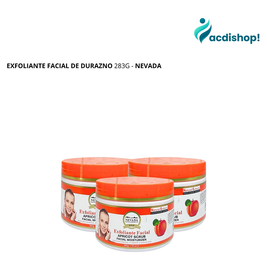 EXFOLIANTE FACIAL DE DURAZNO 283G - NEVADA 1