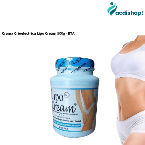 Crema Crioeléctrica Lipo Cream 500g - BTA