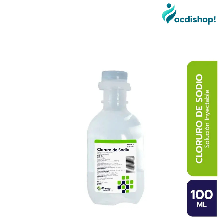 CLORURO DE SODIO 0.9% - /01 UND. - PHARMA 1