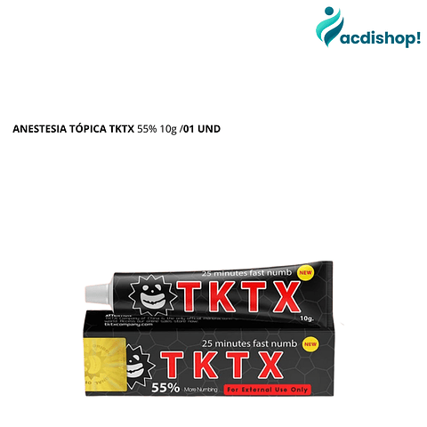 ANESTESIA TÓPICA TKTX 55% 10g /01 UND