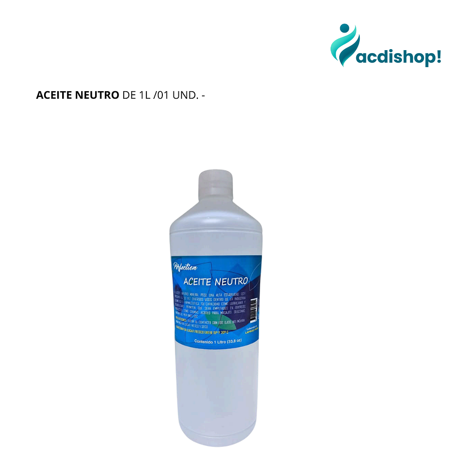 ACEITE NEUTRO DE 1L /01 UND. -  1