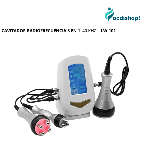 CAVITADOR RADIOFRECUENCIA 3 EN 1  40 KHZ -  LW-101