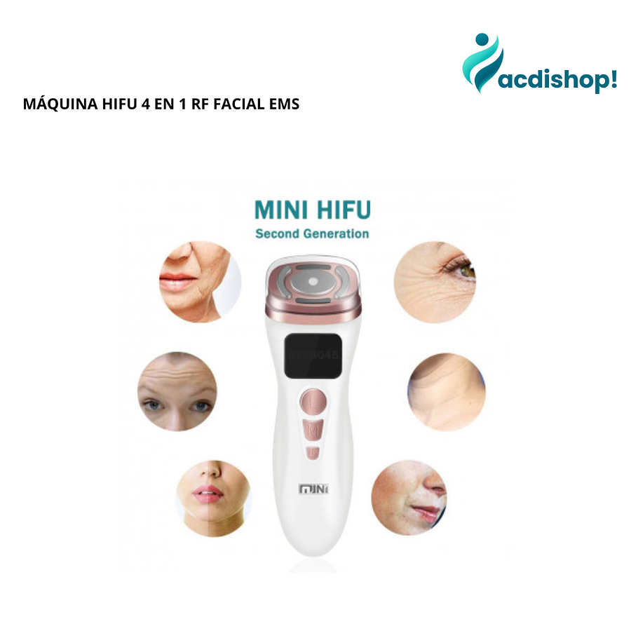MÁQUINA HIFU 4 EN 1 RF FACIAL EMS 1