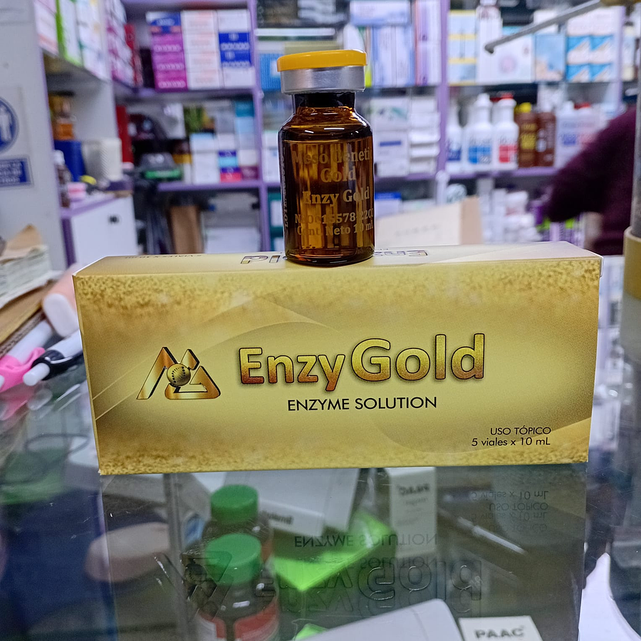 ENZIMAS METABÓLICAS (CLH) 500TRU, 10ML X 05 UND. (CÓCTEL) - ENZY GOLD 2