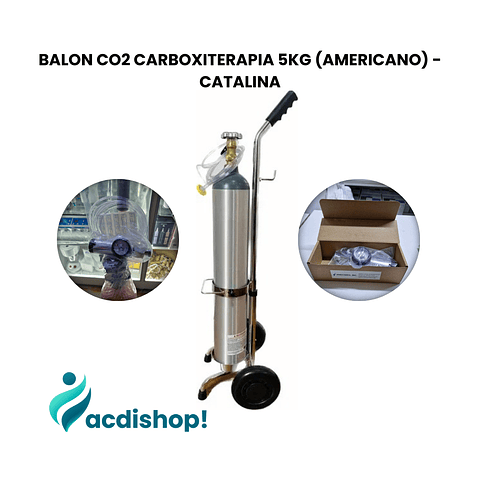 BALON CO2 CARBOXITERAPIA 5KG (AMERICANO) - CATALINA