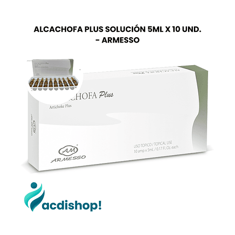 ALCACHOFA PLUS SOLUCIÓN 5ML X 10 UND. - ARMESSO