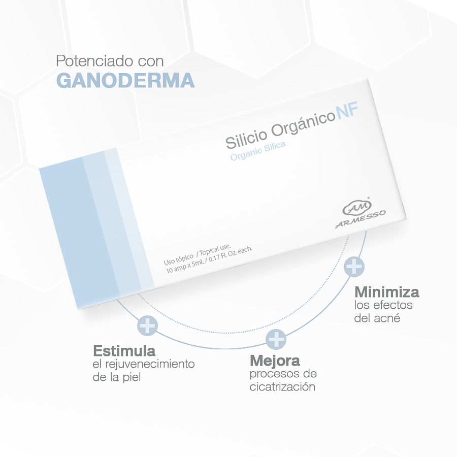 SILICIO ORGÁNICO NF SOLUCIÓN 5ML X 10 UND. - ARMESSO 2