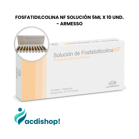 FOSFATIDILCOLINA NF SOLUCIÓN 5ML X 10 UND. - ARMESSO
