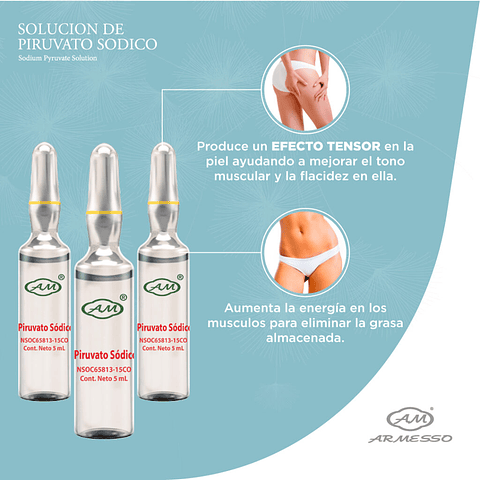 PIRUVATO SODICO SOLUCIÓN 5ML X 10 UND. - ARMESSO