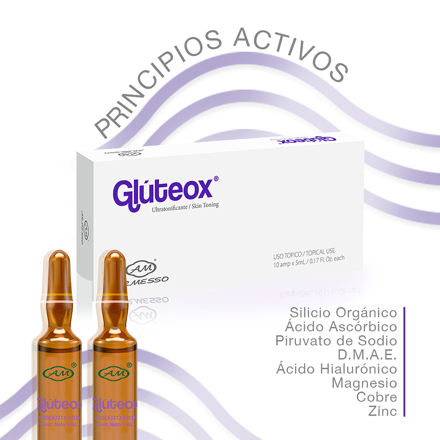 GLUTEOX (ULTRA TONIFICANTE) 5ML X 10 UND. - ARMESSO 3
