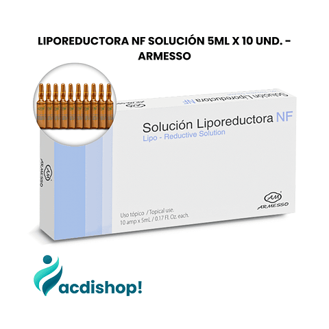 LIPOREDUCTORA SOLUCIÓN NF 5ML X 10 UND. - ARMESSO