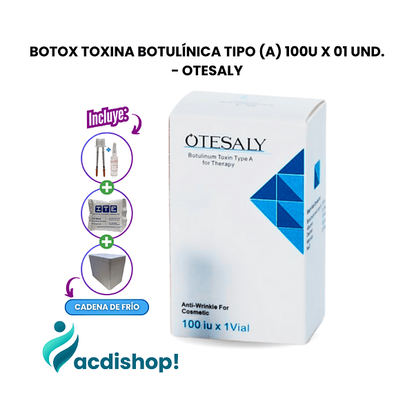 BOTOX TOXINA BOTULÍNICA TIPO (A) 100U X 01 UND. - OTESALY 1