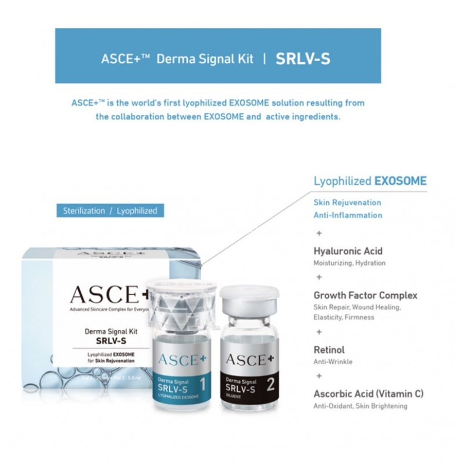 EXOSOMA ASCE PLUS SRLV (VIAL 1: 20ML + VIAL 2: 5.0 ML) 3