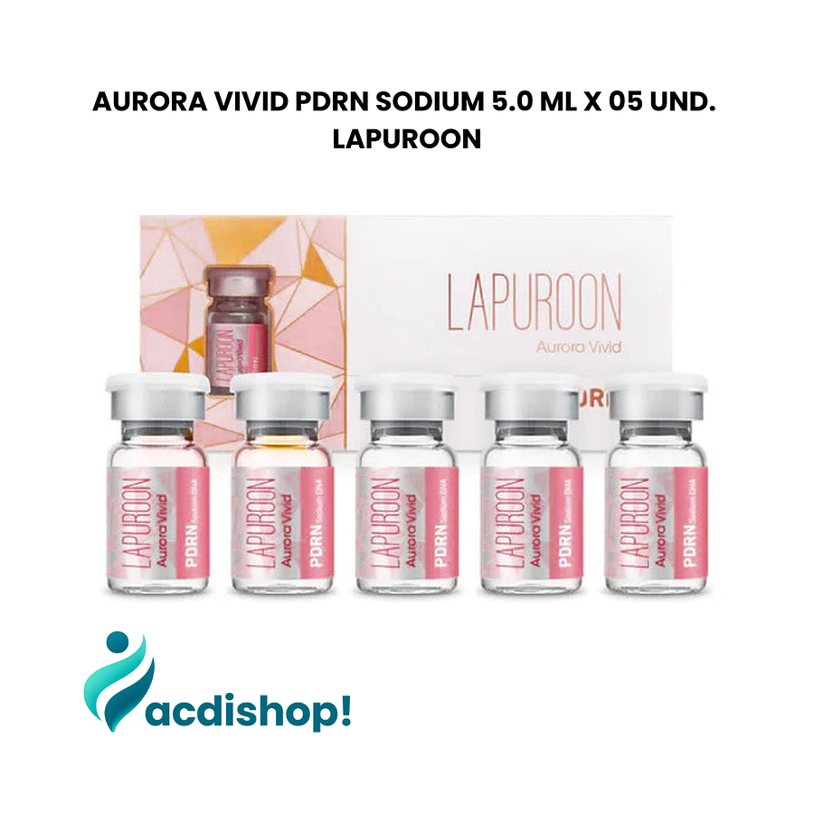 AURORA VIVID PDRN SODIUM 5.0 ML X 05 UND. - LAPUROON 1