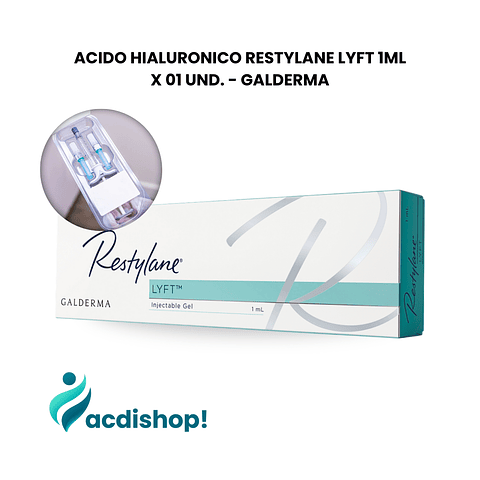 ACIDO HIALURONICO RESTYLANE LYFT 1ML X 01 UND. - GALDERMA