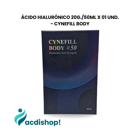 ÁCIDO HIALURÓNICO (20G) 50ML X 01 UND. - CYNEFILL BODY