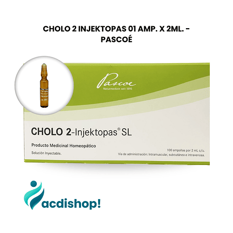 CHOLO 2 INJEKTOPAS 2ML. X 01 AMP. - PASCOÉ