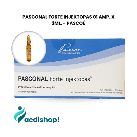 PASCONAL FORTE INJEKTOPAS 2ML. X 01 AMP. - PASCOÉ