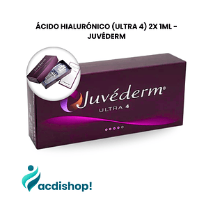 ÁCIDO HIALURÓNICO (ULTRA 4) 2X 1ml - JUVÉDERM