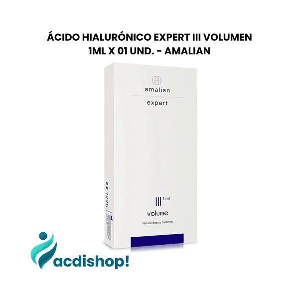 ÁCIDO HIALURÓNICO EXPERT III VOLUMEN 1ML X 01 UND. - AMALIAN 1