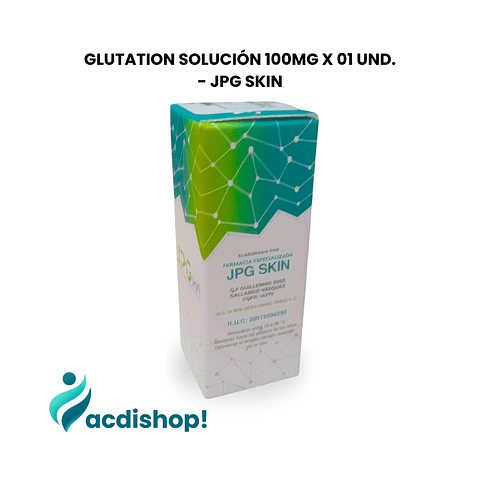 GLUTATION SOLUCIÓN 100MG X 01 UND. - JPG SKIN